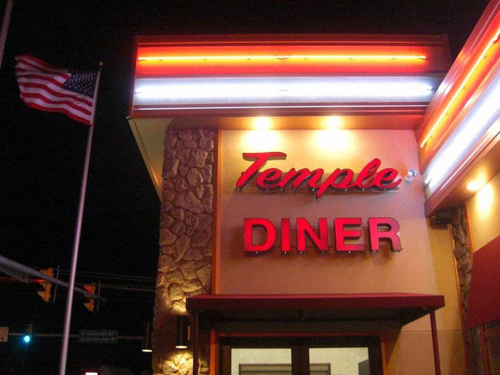 temple diner sign